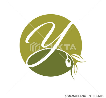 Grape Vine Monogram Initial Logo Letter Y Grape Vine Monogram Initial Logo Letter Y 91086608