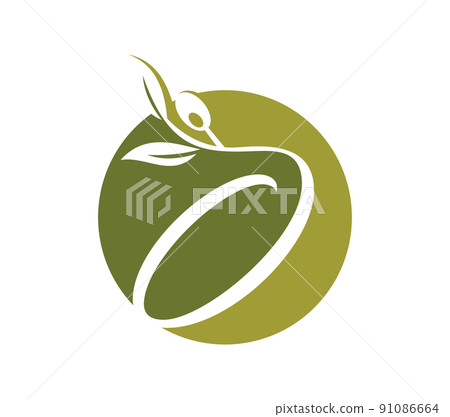 Grape Vine Monogram Initial Logo Letter O Grape Vine Monogram Initial Logo Letter O 91086664