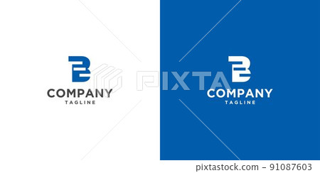 Unique and modern letter B initial ladder business logo design 91087603
