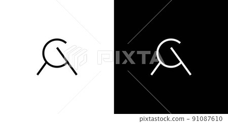 Unique and Modern letter CA initials logo design Unique and Modern letter CA initials logo design 91087610