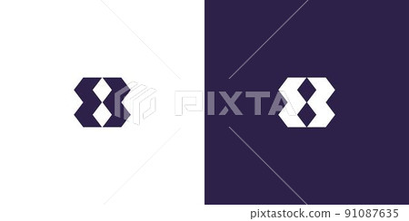 Unique and modern number 8 logo design 3 91087635