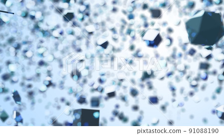 Background material for CG particles polygonal objects Background material for CG particles polygonal objects 91088190