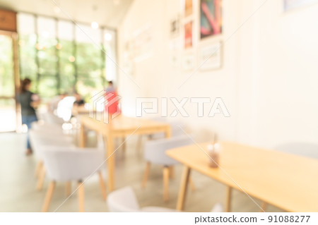 abstract blur cafe restaurant for background 91088277