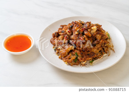 Crispy Fried Mussel Pancake Crispy Fried Mussel Pancake 91088715