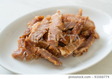 Grilled Pork Neck with Thai Spicy Sauce Grilled Pork Neck with Thai Spicy Sauce 91088774