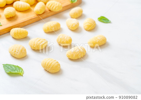 Traditional Italian gnocchi pasta - uncooked Traditional Italian gnocchi pasta - uncooked 91089082