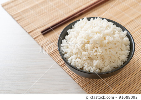 cooked white rice bowl cooked white rice bowl 91089092