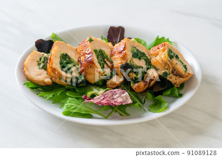 chicken breast stuffed with cheese and spinach chicken breast stuffed with cheese and spinach 91089128