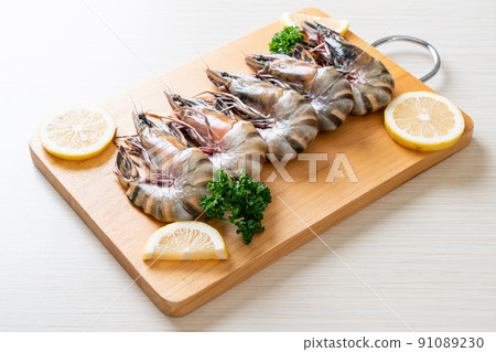 fresh tiger prawn or shrimp fresh tiger prawn or shrimp 91089230