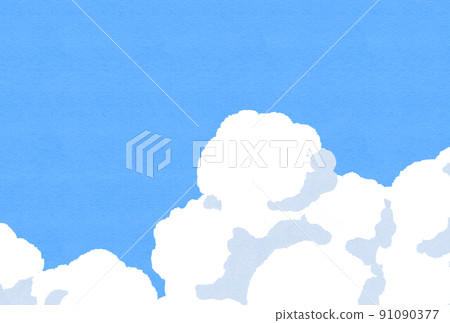 背景素材_藍天和白雲 91090377