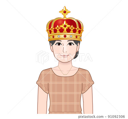 Woman with a crown Woman with a crown 91092306