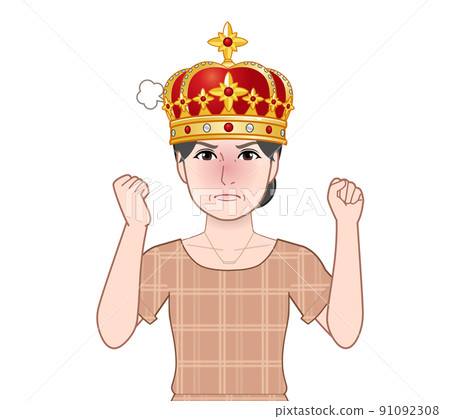 Woman with a crown Woman with a crown 91092308