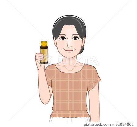 A woman with an energy drink A woman with an energy drink 91094805