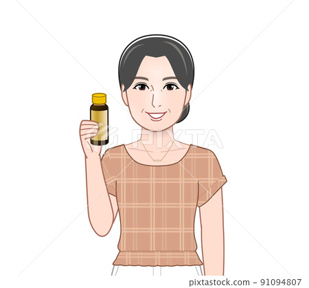 A woman with an energy drink A woman with an energy drink 91094807