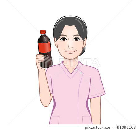 Woman drinking carbonated juice Woman drinking carbonated juice 91095168