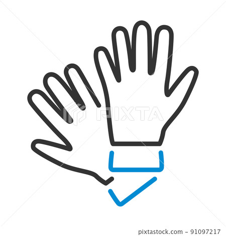 Criminal Gloves Icon Criminal Gloves Icon 91097217