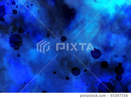 恐懼/地獄/事件/詭異的藍色背景圖片 91097356