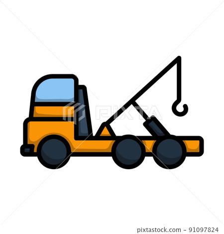 Car Towing Truck Icon 91097824