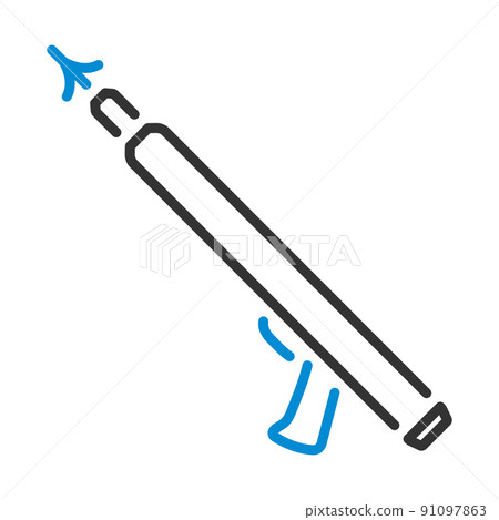 Icon Of Fishing Speargun 91097863