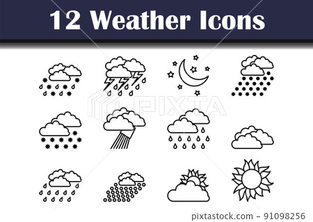 Weather Icon Set 91098256