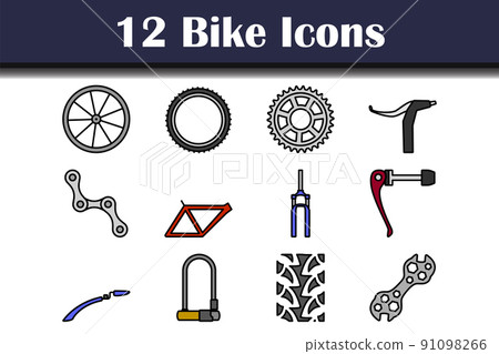 Bike Icon Set 91098266