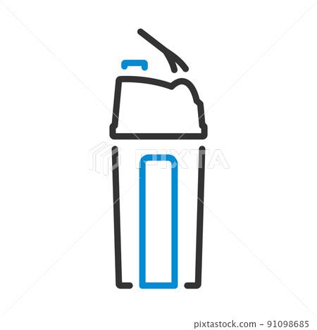 Icon Of Fitness Bottle Icon Of Fitness Bottle 91098685
