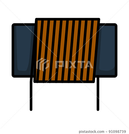 Inductor Coil Icon 91098739