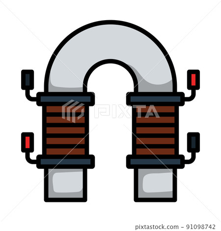 Electric Magnet Icon 91098742