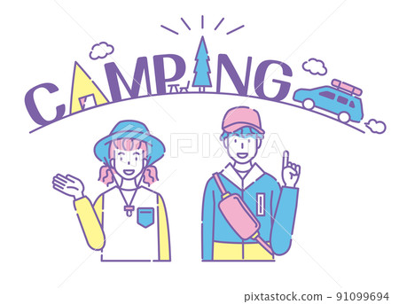 Camp Illustration 91099694