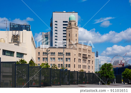 從園花公園 橫濱 三塔 皇后塔 橫濱海關 91101651