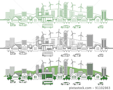 Skyscraper big city background material Skyscraper big city background material 91102863