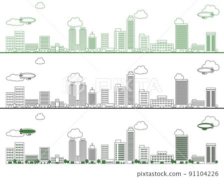 Skyscraper big city background material Skyscraper big city background material 91104226