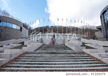 Full view of Okurayama Jump Stadium Full view of Okurayama Jump Stadium 91104474