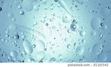 Moving Bubbles on Light Background, macro shot. Moving Bubbles on Light Background, macro shot. 91105542