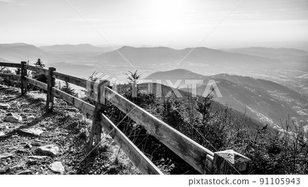 Panoramic view of Beskid Mountains Panoramic view of Beskid Mountains 91105943