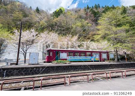 【長良川鐵道】在北王站停靠的電車 91106249