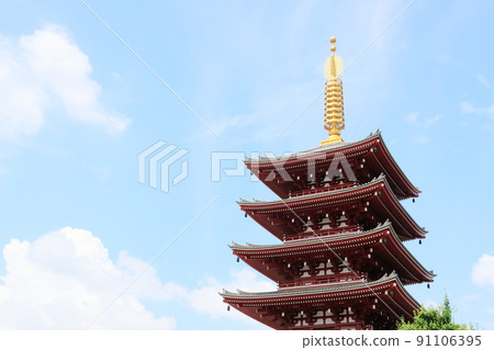 Senso-ji Temple Five-storied pagoda Senso-ji Temple Five-storied pagoda 91106395