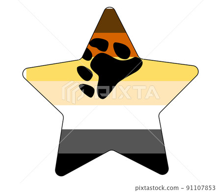 Gay bear pride flag in vector format. Gay bear pride flag in vector format. 91107853