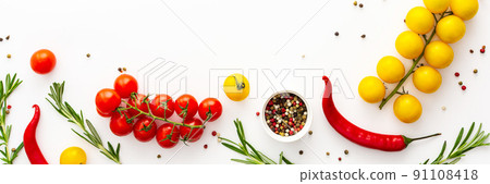 Food background, top view Food background, top view 91108418