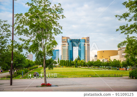 東京台場的街道 91109125