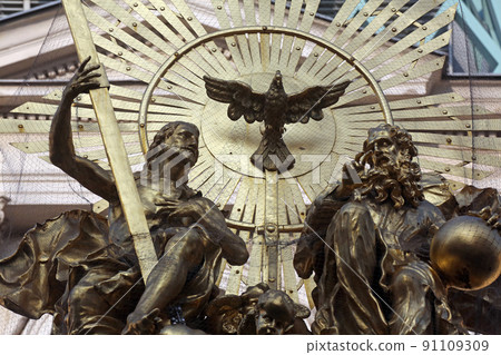 Holy Trinity, Plague Monument in Vienna, Austria 91109309