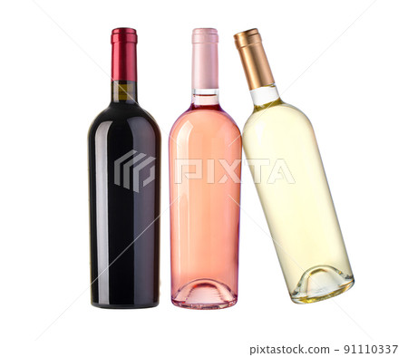 Red, rose and white wine blank bottles 91110337