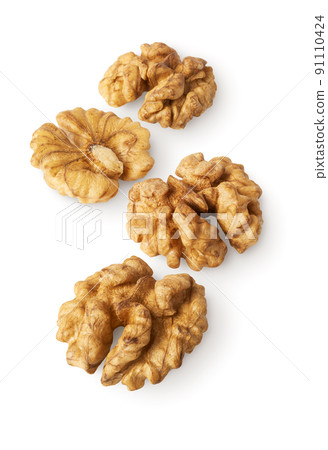 Group of whole peeled walnuts Group of whole peeled walnuts 91110424