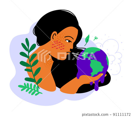 Global warming - colorful flat design style illustration Global warming - colorful flat design style illustration 91111172