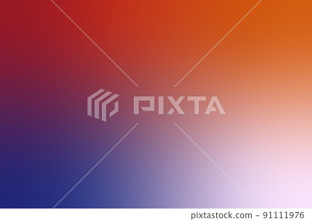 Abstract background in gradient colors of blue, red and orange. 91111976