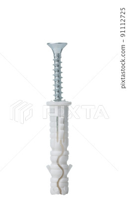 Front view of wall plug with screw 91112725