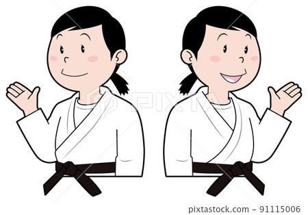Female judoka Female judoka 91115006