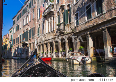 貢多拉的城市景觀（意大利-威尼斯） 91115756