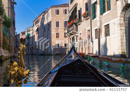 貢多拉的城市景觀（意大利-威尼斯） 91115757