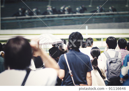 賽馬場觀眾 91116646